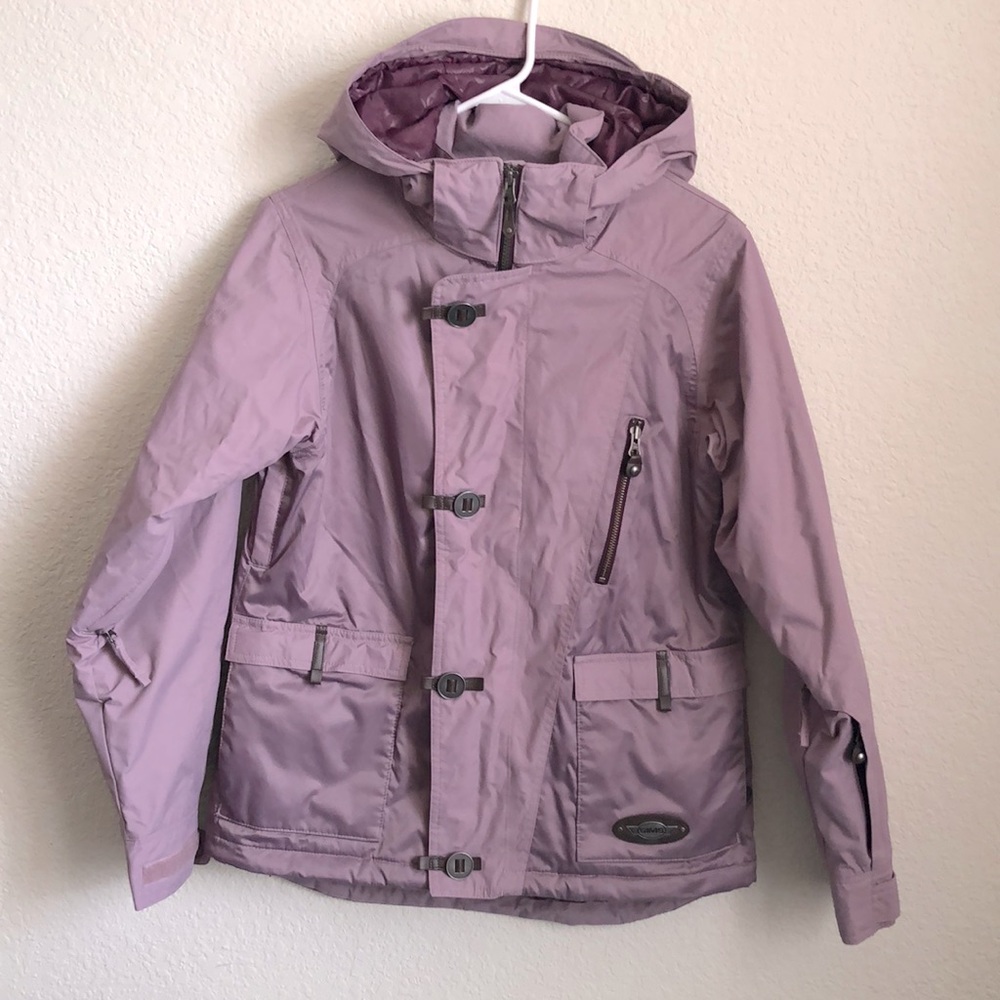 Women’s Snowboarding Jacket, Sims, purple, size Medium